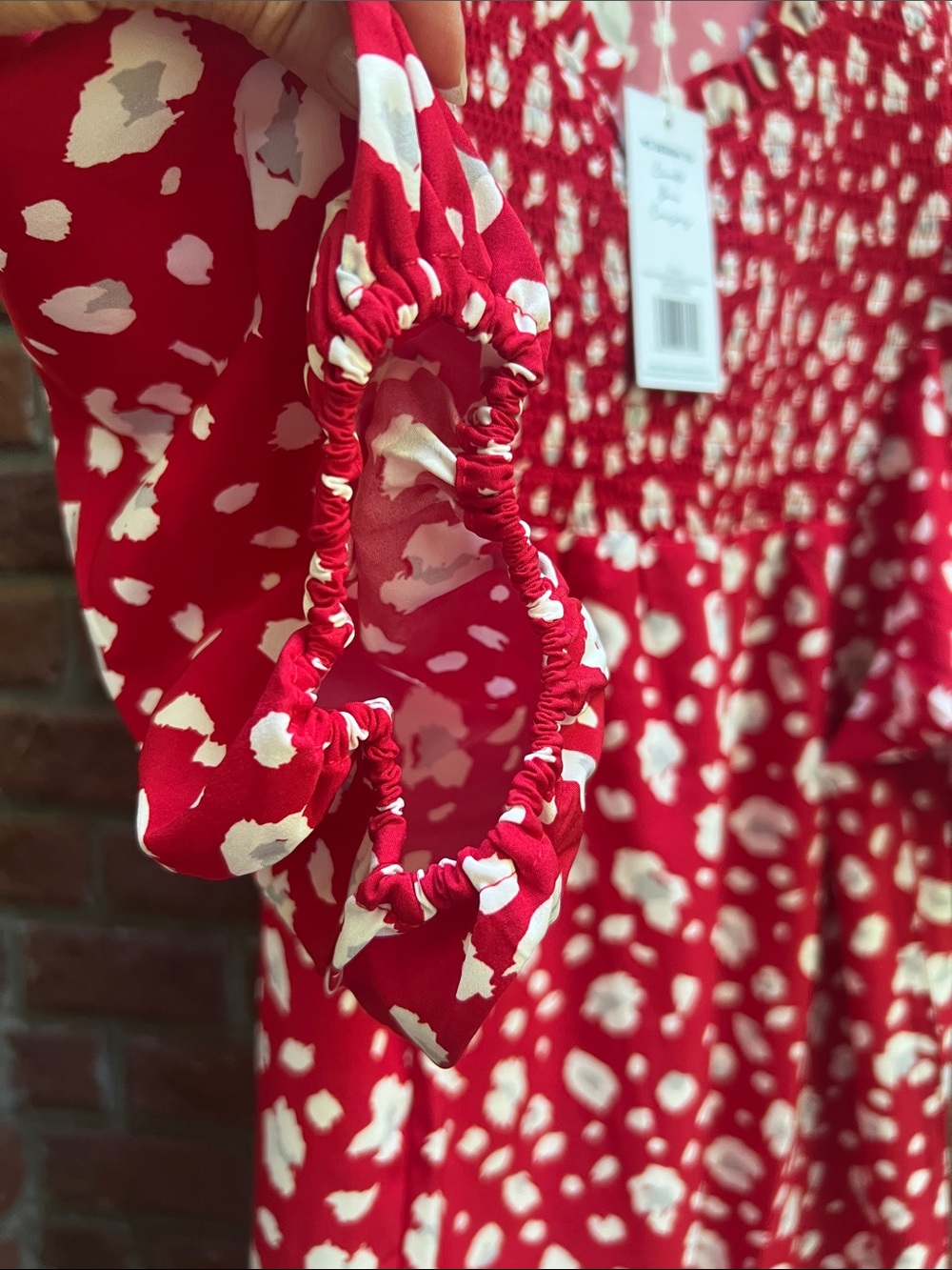 NEW MICHELLE MCDOWELL amelia party animal dress in crimson Medium - Picture 5 of 7